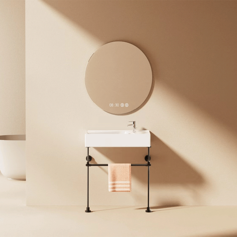 Left Bowl Sink & Bathroom Cabinet Basin 