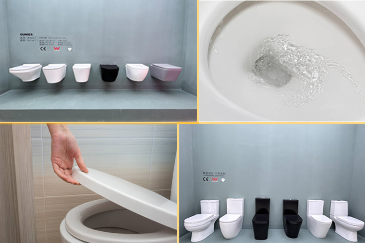 water-saving dual-flush toilets